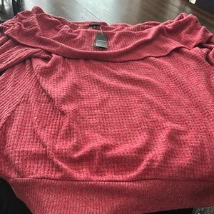 New with tags woman’s plus off shoulder sweater